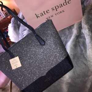 NWT Kate Spade Glitter Tote